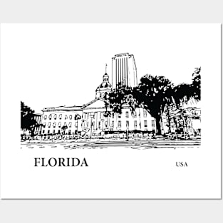 Florida State USA Posters and Art